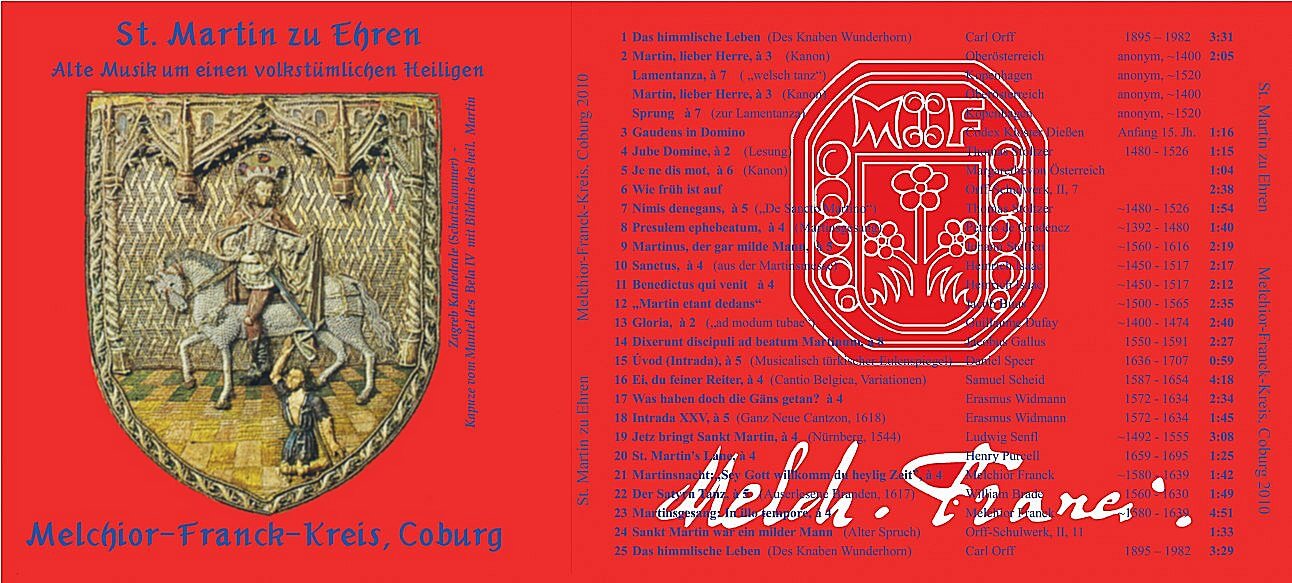 CD Rückseite "St. Martin zu Ehren"